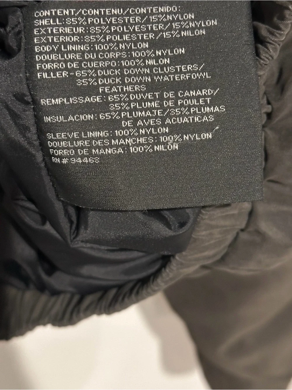 Claiborne Men's Brown Quilted Puffer Jacket with Black Collar